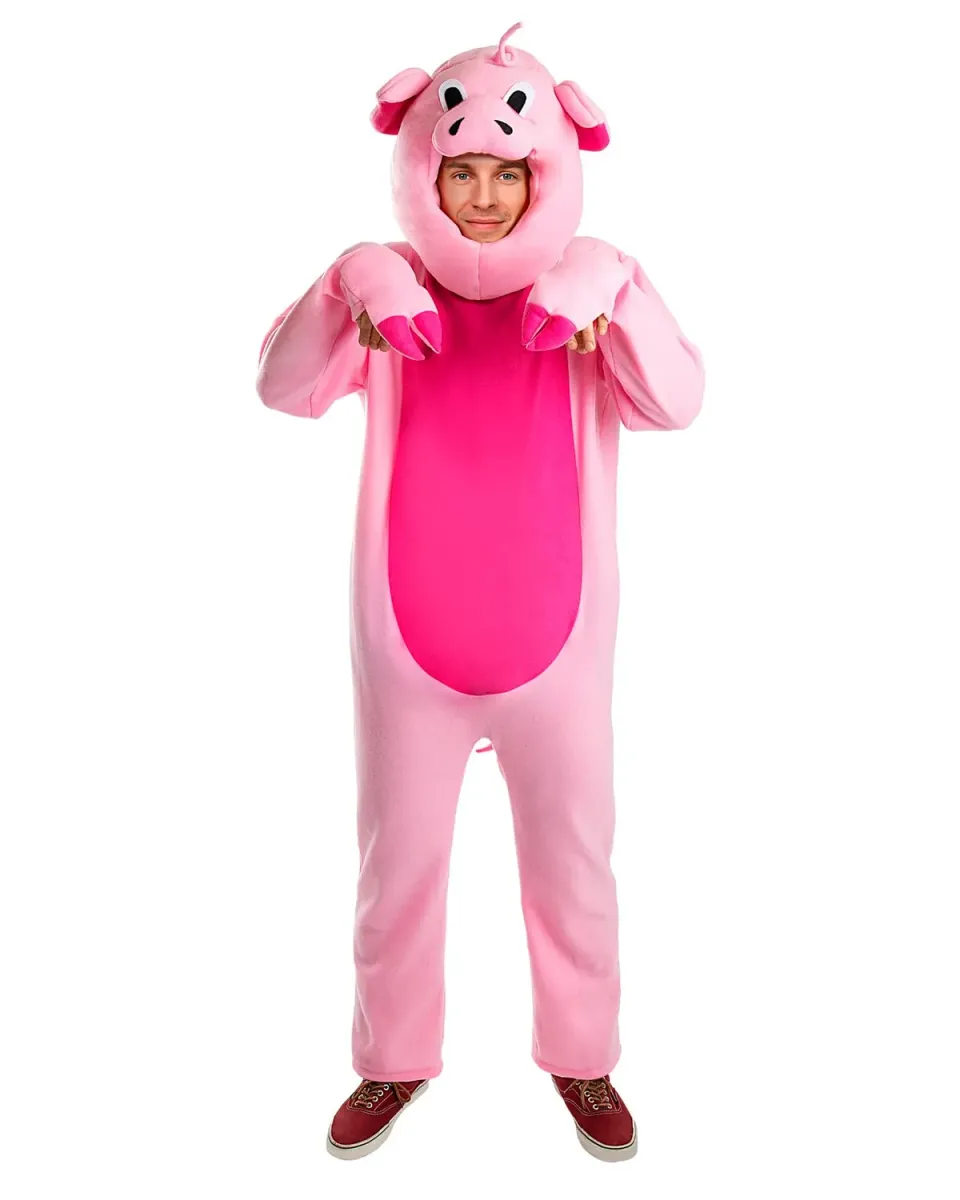 Funidelia Maiale costume adulto L con testa