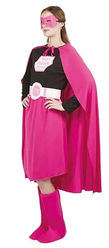 P'tit Clown 66603 costume Super Sposa S/M rosa nero