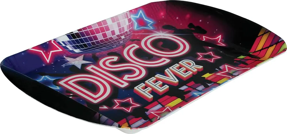 Fiestas Guirca Disco Fever vassoio 39x24 cm multicolore
