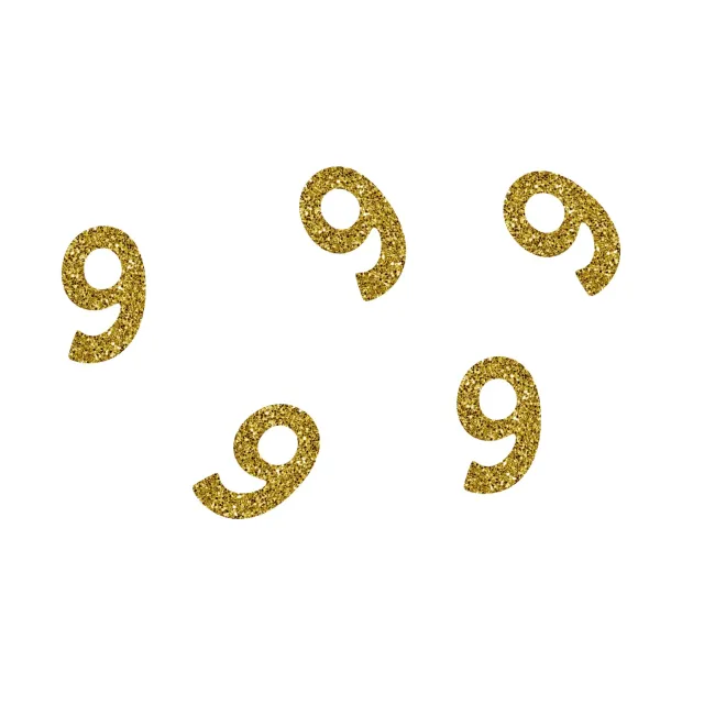 P'tit Clown re21043 coriandoli glitter oro 9 50 pezzi