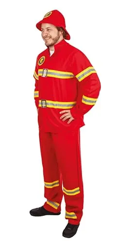 P'tit Clown re21099 costume pompiere adulto L/XL