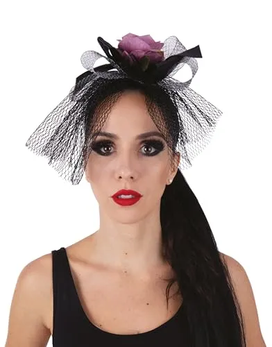 P'tit Clown 22983 cerchietto con nastri e fiori