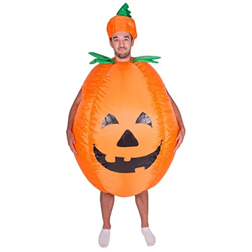 Bodysocks costume gonfiabile zucca adulto arancione