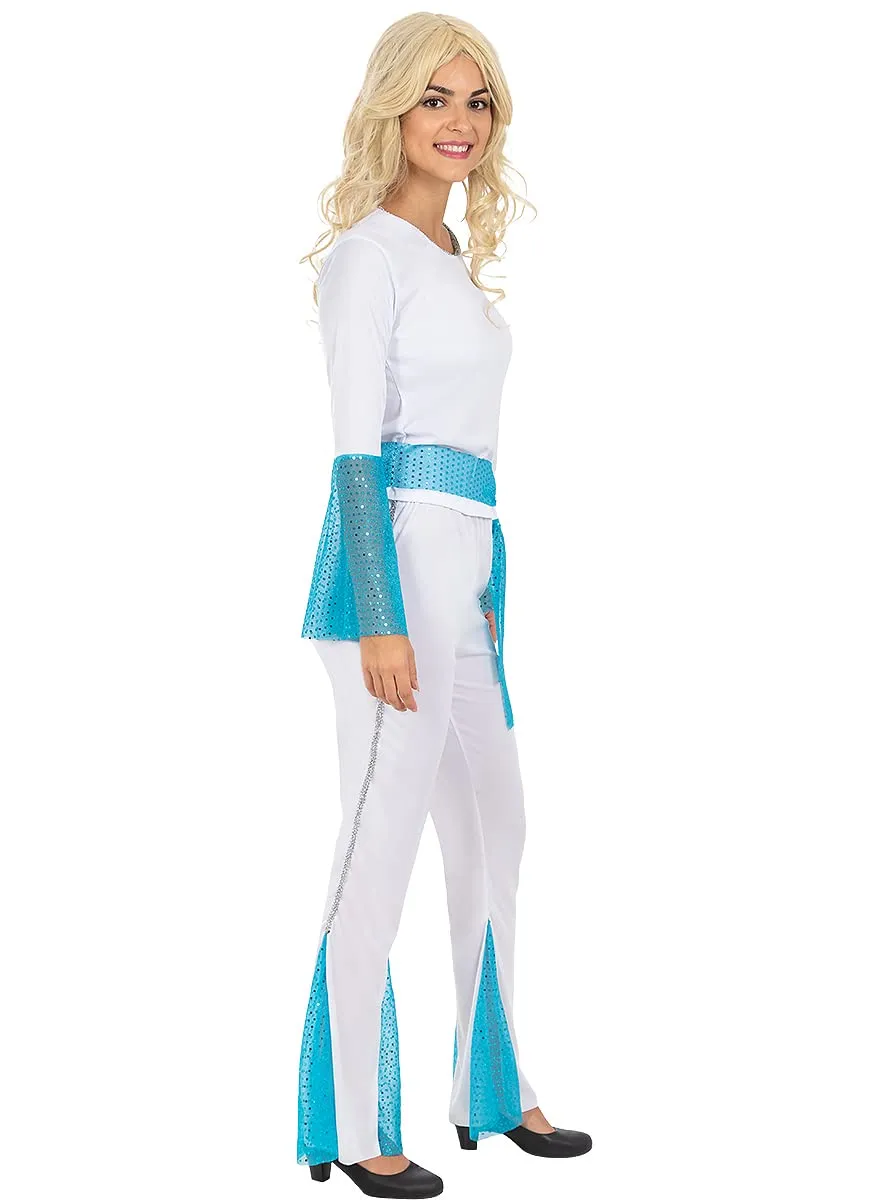 Funidelia Abba costume donna S bianco anni 70