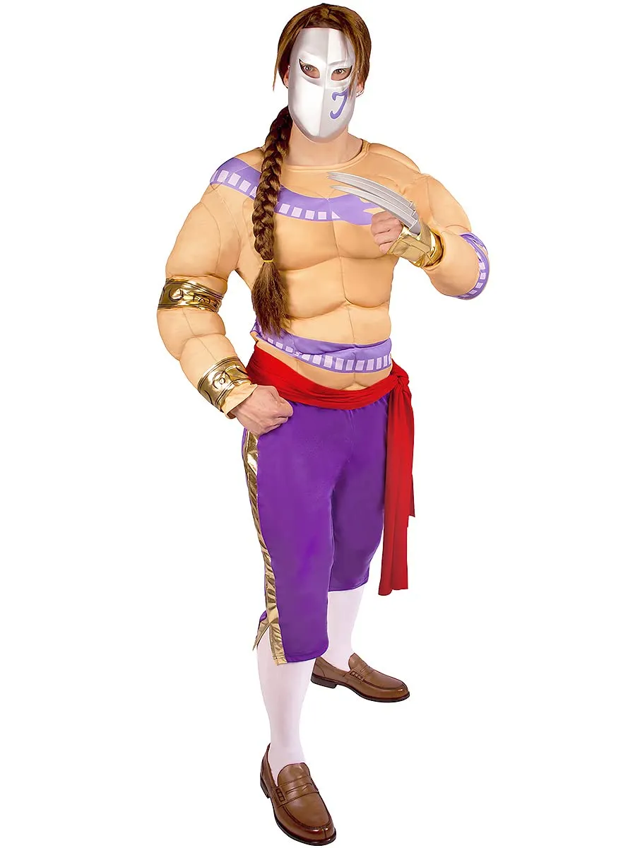 Funidelia Street Fighter Vega costume uomo viola ufficiale