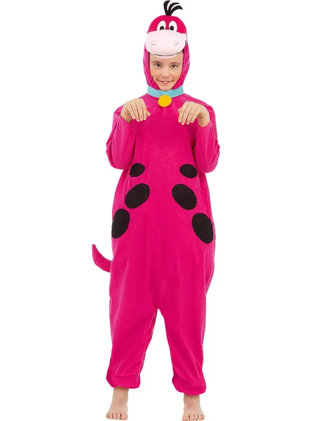 Funidelia Dino Flintstones Costume Bambino 10-12 Anni Viola