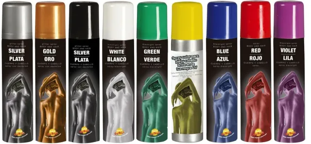 Fiestas Guirca Spray Argento Capelli Corpo 75 ml