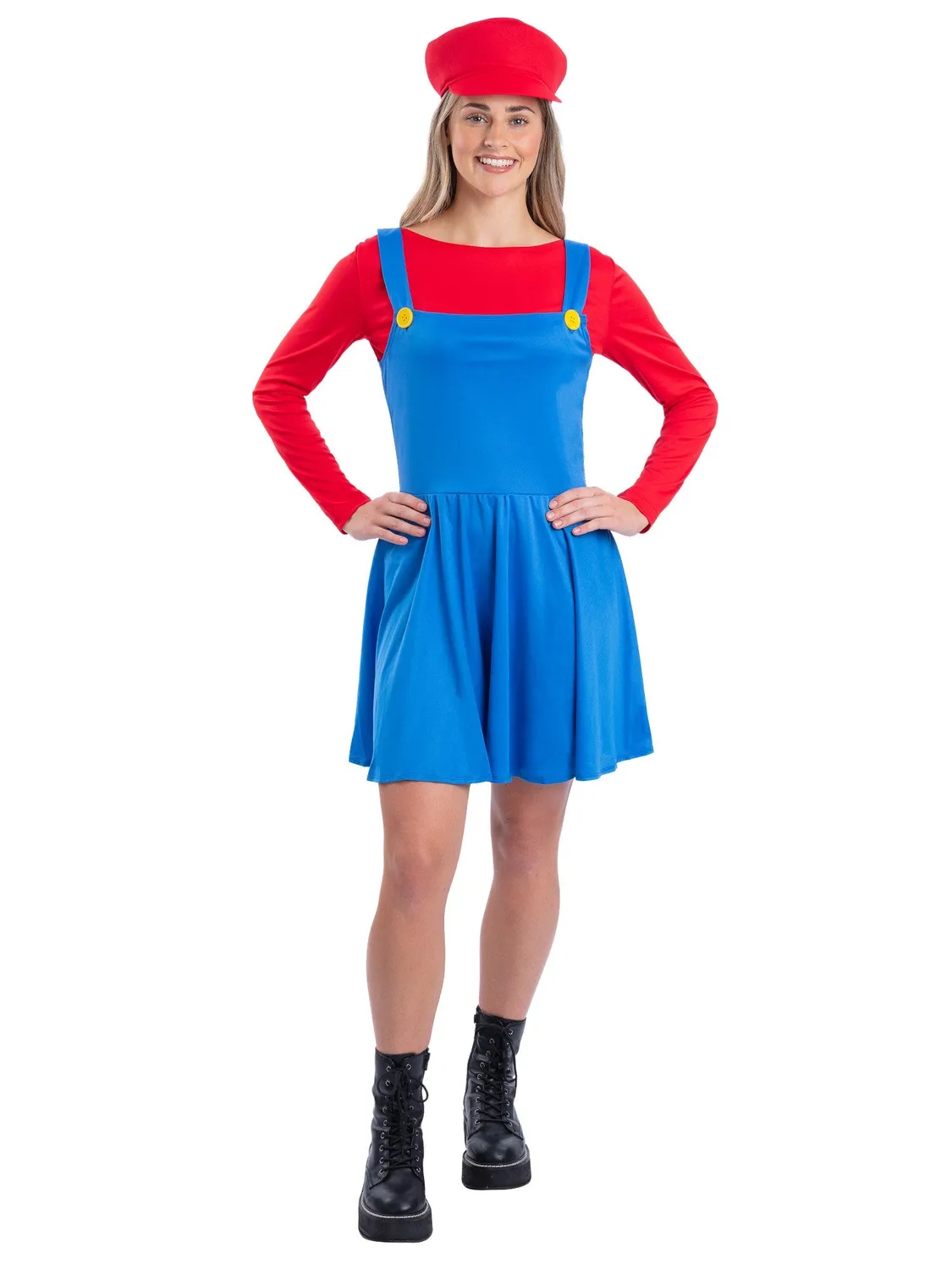 Smiffys Plumber Costume Dress costume idraulico donna taglia M
