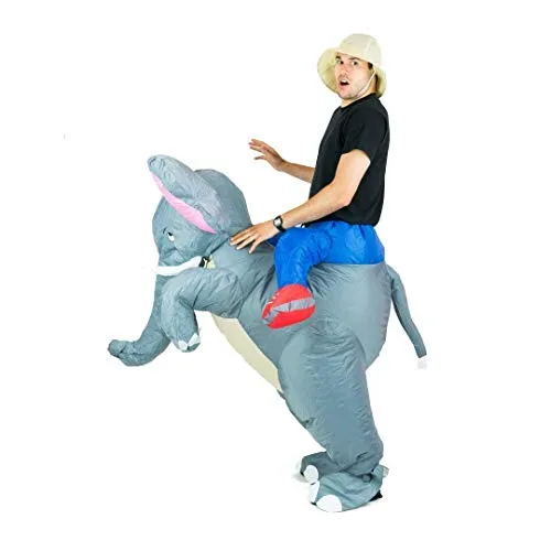 Bodysocks Elefante Costume Gonfiabile Adulto Cavalcabile