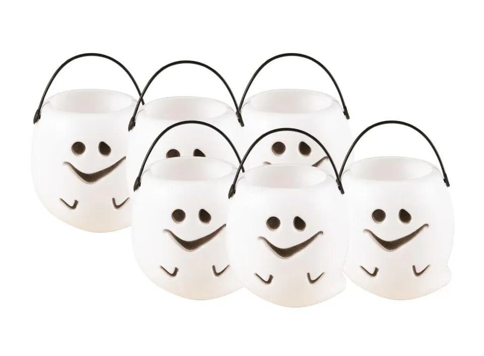 P'tit Clown Fantasma mini secchielli Halloween 6 pz