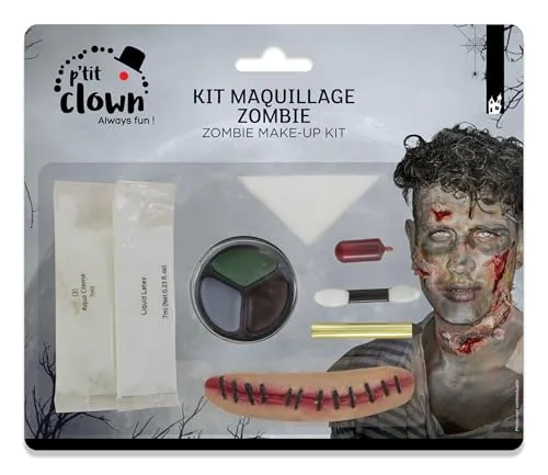 P'tit Clown Mostro kit trucco viso Halloween