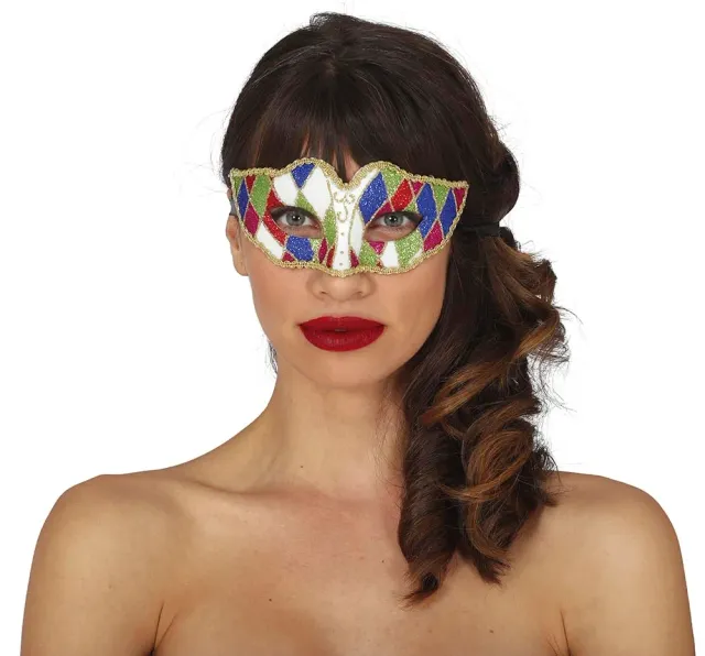 Fiestas Guirca Antifaz Arlequin maschera arlecchino