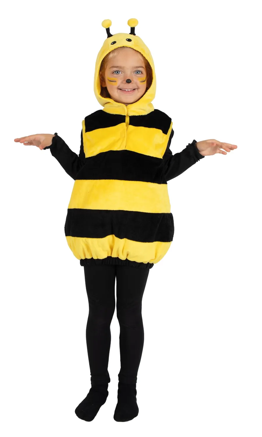 P'tit Clown Costume Ape Bambino 3-4 Anni con Cappuccio