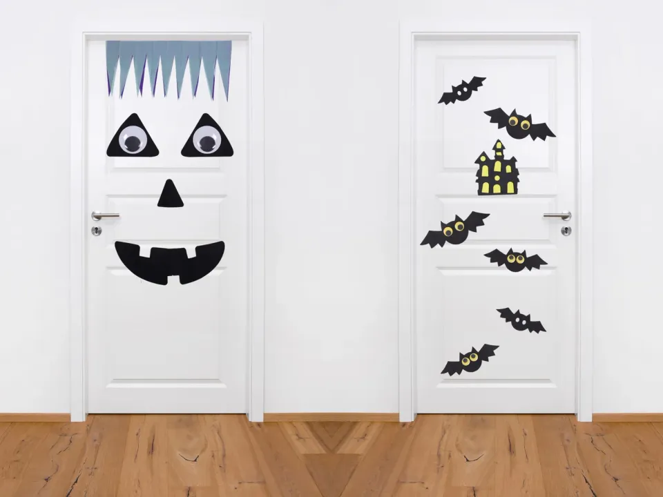 P'tit Clown decorazione porta Halloween fai da te modello casuale