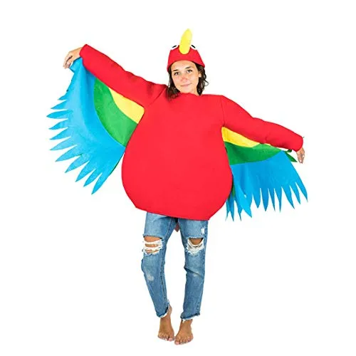 Bodysocks Costume Pappagallo costume adulto multicolore