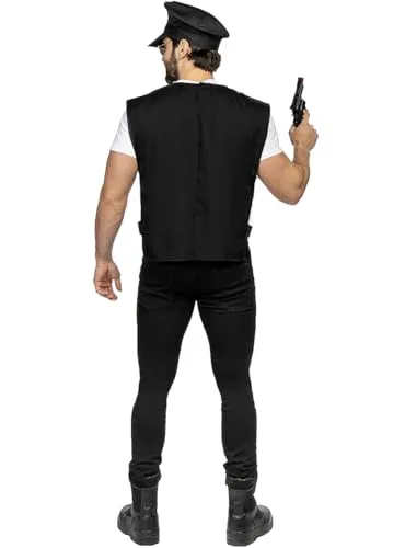 Funidelia Polizia Kit Accessori Costume Nero unisex