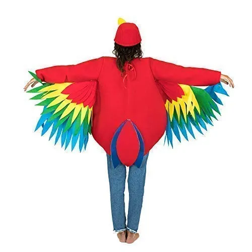 Bodysocks Costume Pappagallo costume adulto multicolore