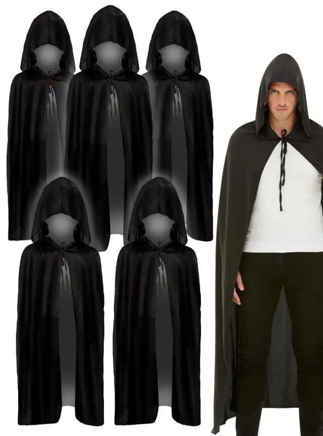 Funidelia Original & Fun Mantello Costume Nero 5 Strati