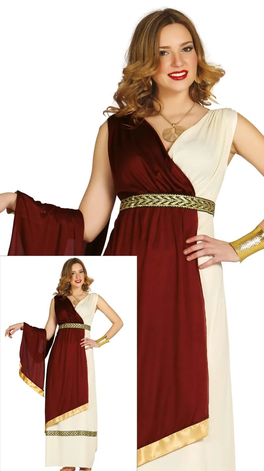 Guirca Romana Ragazza Teenager costume rosso 14-16 anni
