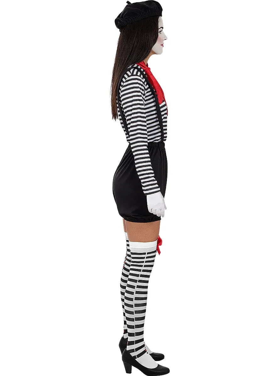 Funidelia Costume Mimo donna nero taglia S-M per Carnevale