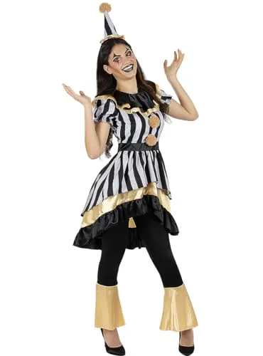 Funidelia Clown Horror Deluxe costume donna M porpora