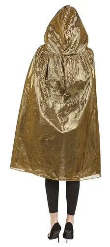 P'tit Clown 22278 mantello con cappuccio oro 145 cm lucido