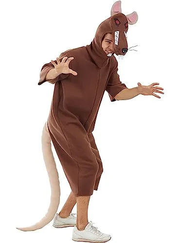 Funidelia Costume da Topo Costume Adulto M-L Grigio