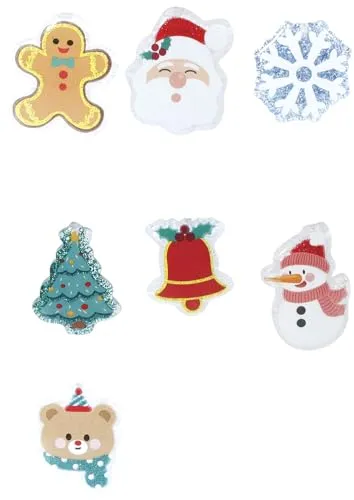 Fiestas Guirca elastici capelli Natale multicolore 6 pezzi
