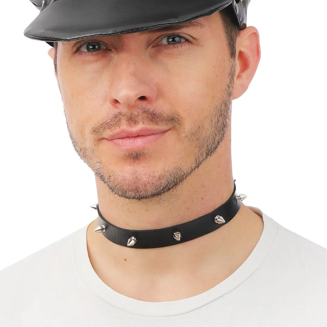 P'tit Clown 18400 collana punk nera per Halloween