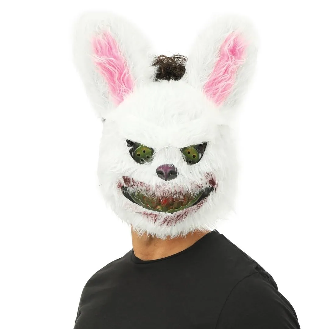 P'tit Clown maschera diabolica adulto animale coniglio orso