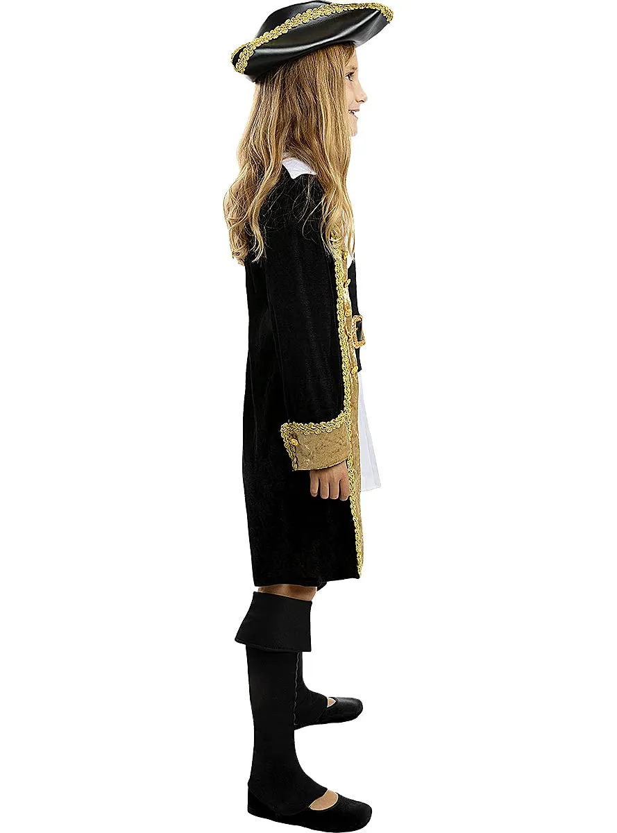 Funidelia pirata deluxe costume bambina 7-9 anni