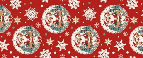 Fiestas Guirca Runner Natalizio Babbo Natale Rosso 28x300 cm