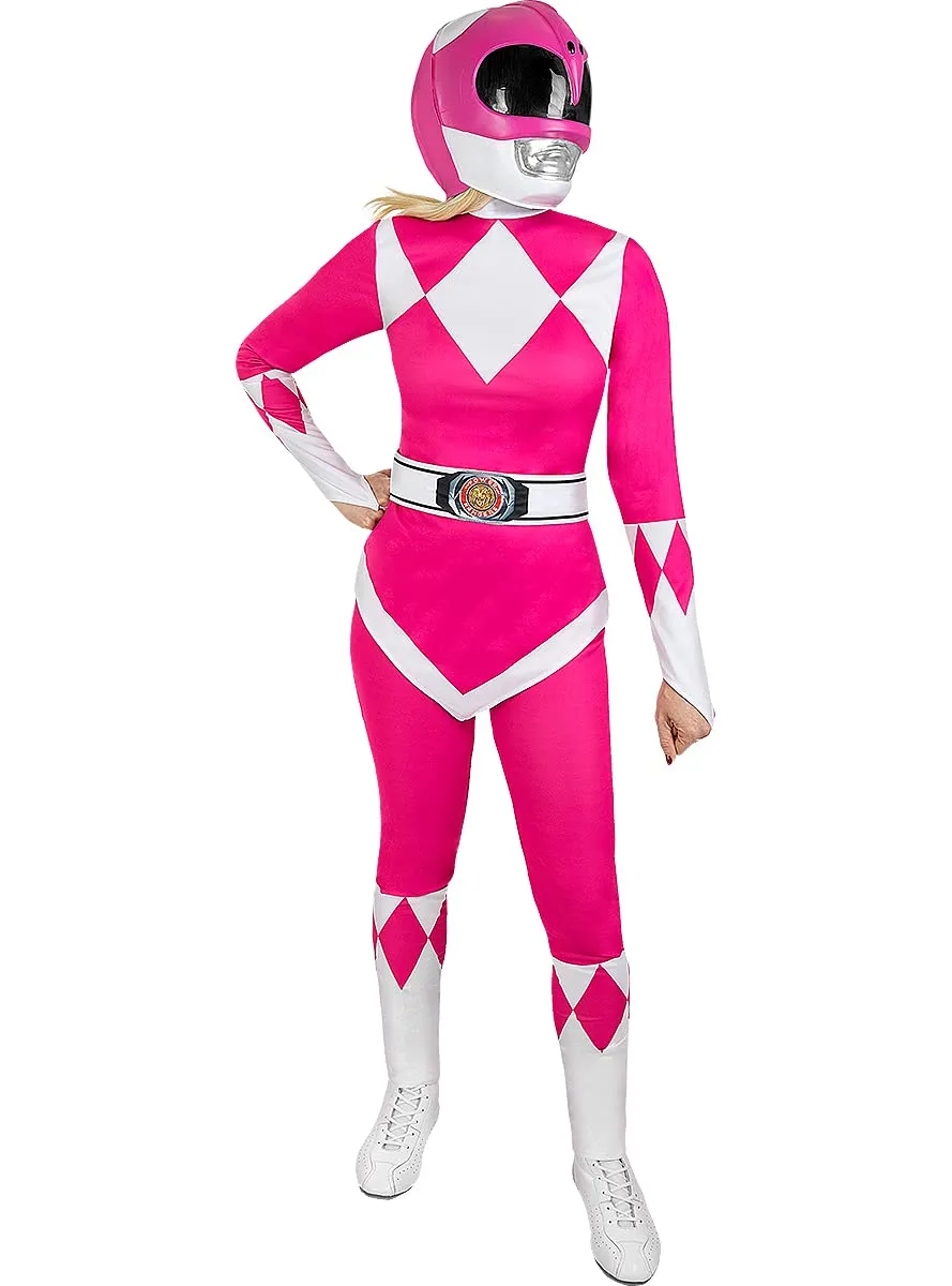 Funidelia Power Rangers casco rosa adulto