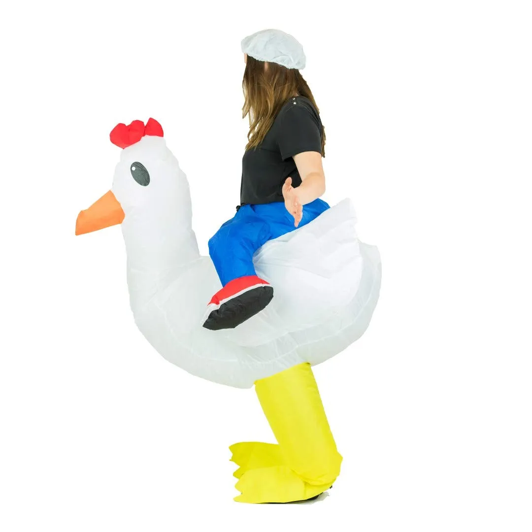 Bodysocks costume gonfiabile pollo adulto