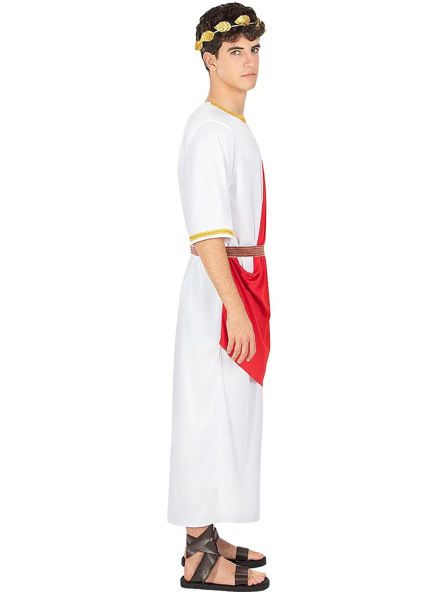 Funidelia Costume da Romano Uomo S-M Marrone