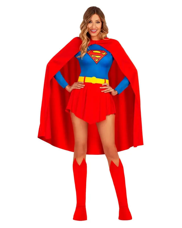 Funidelia Supergirl Kara Zor-El costume donna rosso