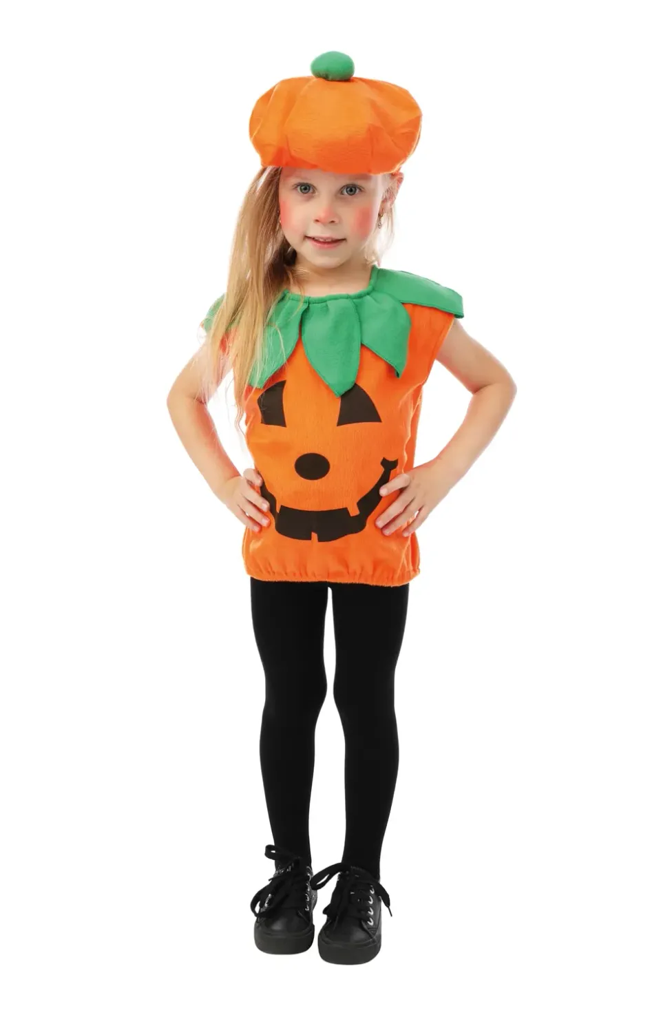 P'tit Clown costume zucca neonato tunica e cappello