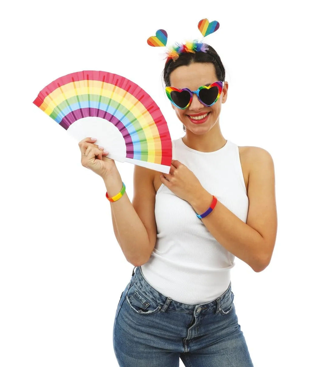 P'tit Clown 23257 cerchietto arcobaleno pride cuori