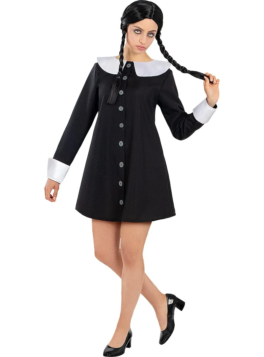 Funidelia Mercoledì Addams costume donna XXL nero