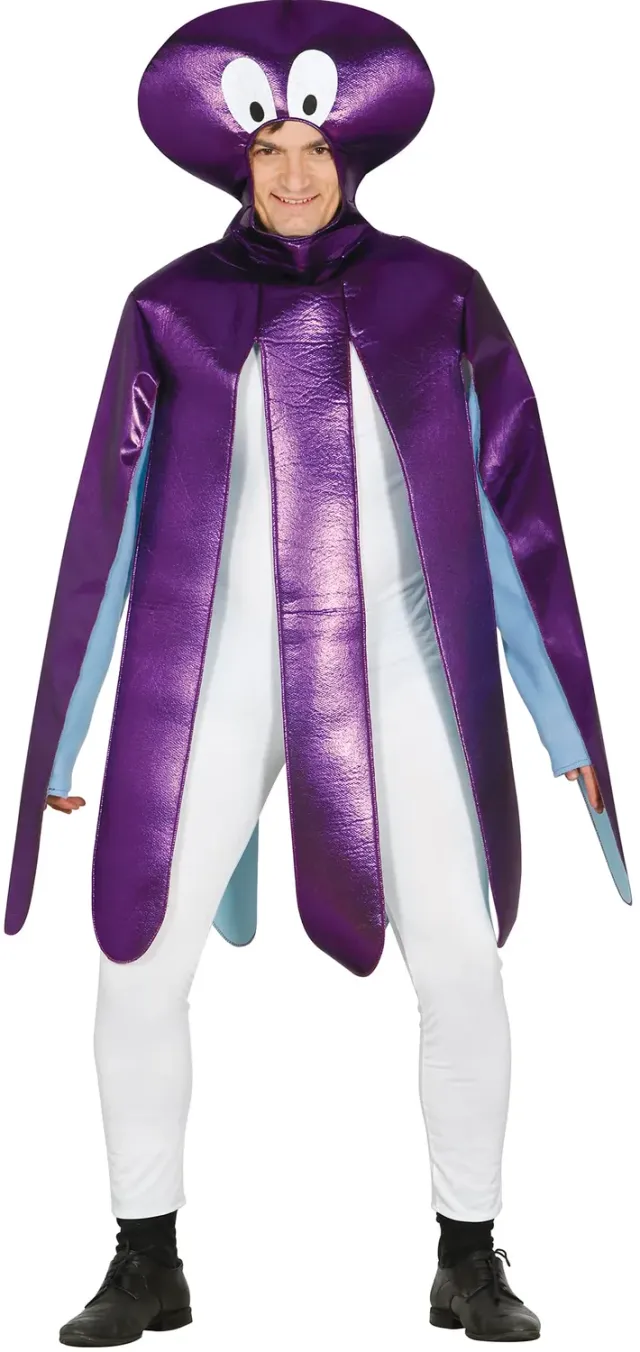 Guirca Costume Polpo adulto L 42-44 viola bianco