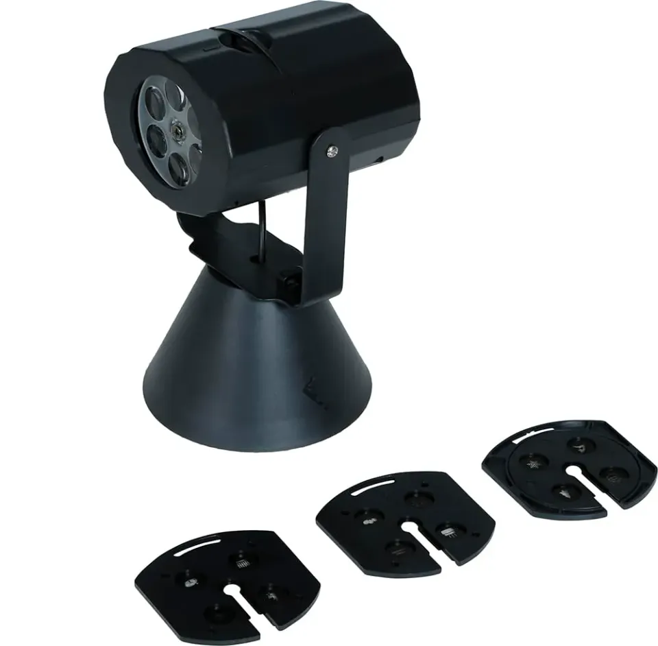 Fiestas Guirca Proiettore Halloween LED 20 cm nero a batteria