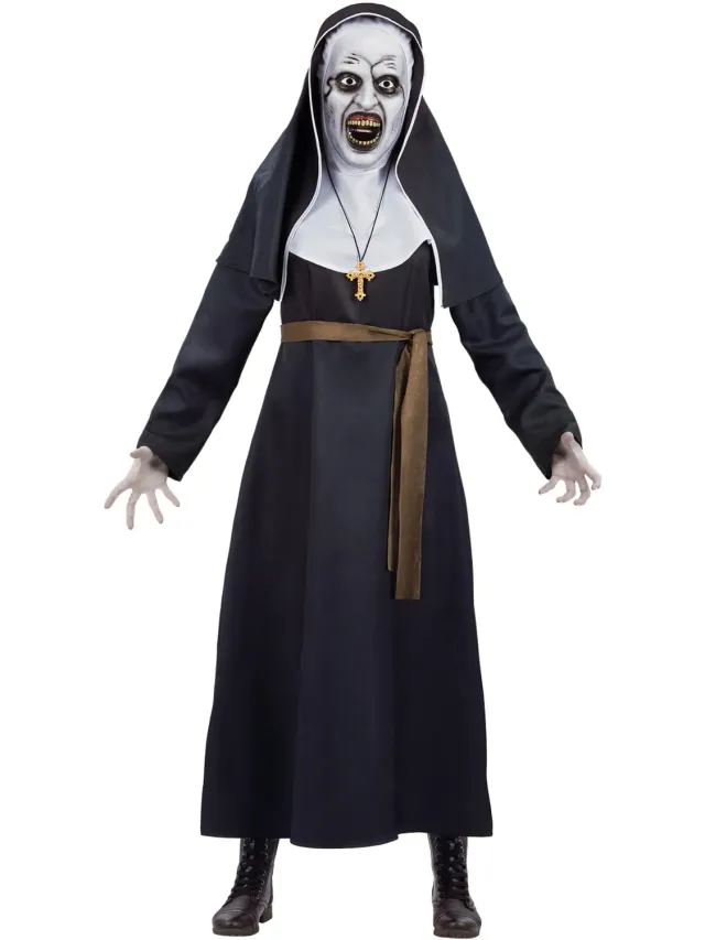 Smiffys The Nun Valak costume adulto nero taglia M