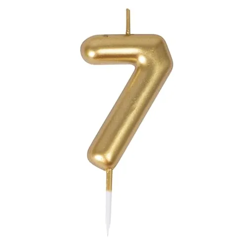 P'tit Clown 23937 candelina compleanno oro numero 7