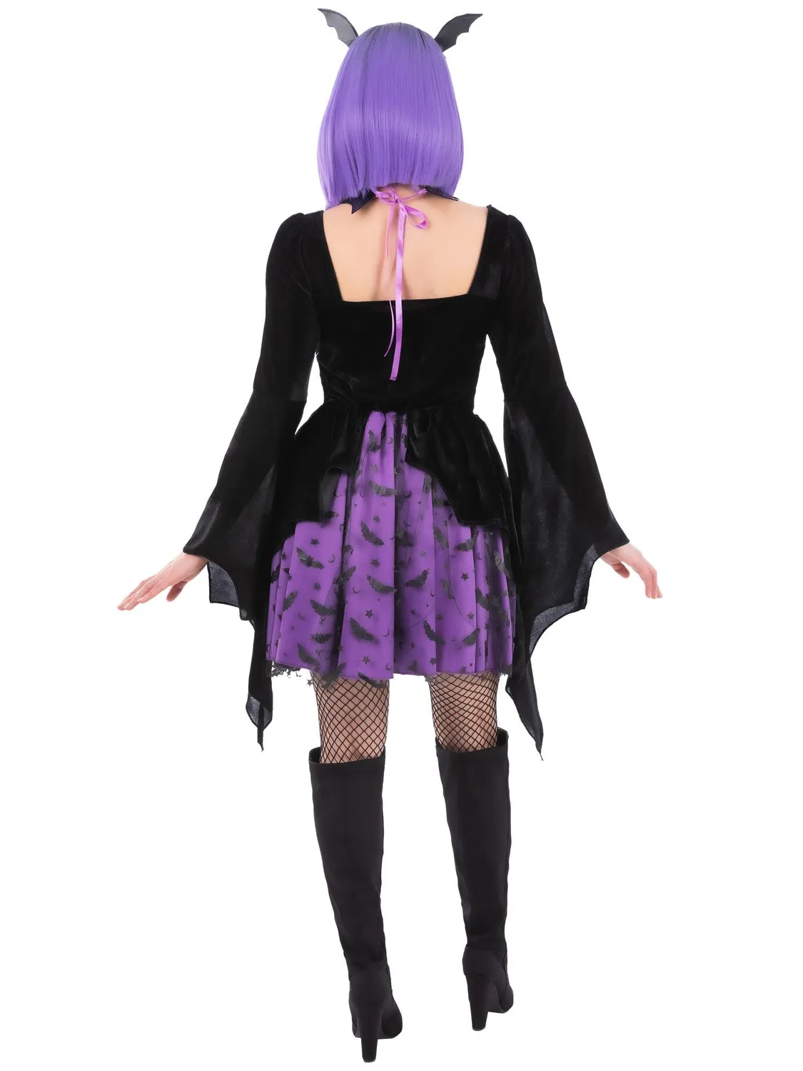 Smiffys Purple Vampiress costume donna L viola