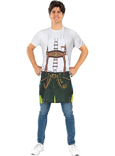 Funidelia Grembiule Oktoberfest grembiule adulto multicolore