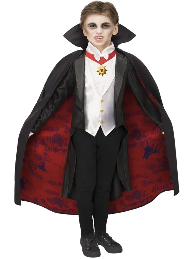 Smiffys Universal Monsters Dracula costume bambino 4-6 anni