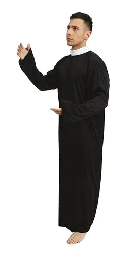 P'tit Clown 08931 Costume Adulto Nero Taglia Unica