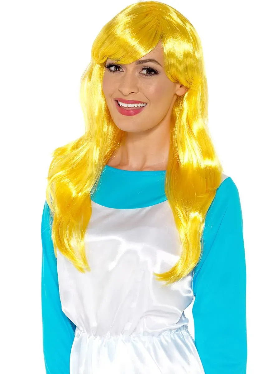 Funidelia parrucca Puffetta gialla donna ufficiale