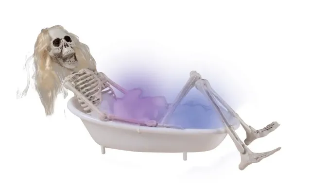 P'tit Clown 23567 scheletro bagno schiumogeno luminoso 30cm