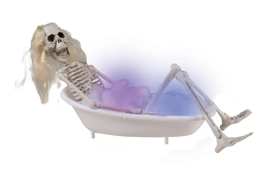 P'tit Clown 23567 scheletro bagno schiumogeno luminoso 30cm